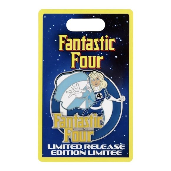 Disney Parks Marvel Fantastic Four Invisible Woman Limited Release Pin - Picture 2 of 4